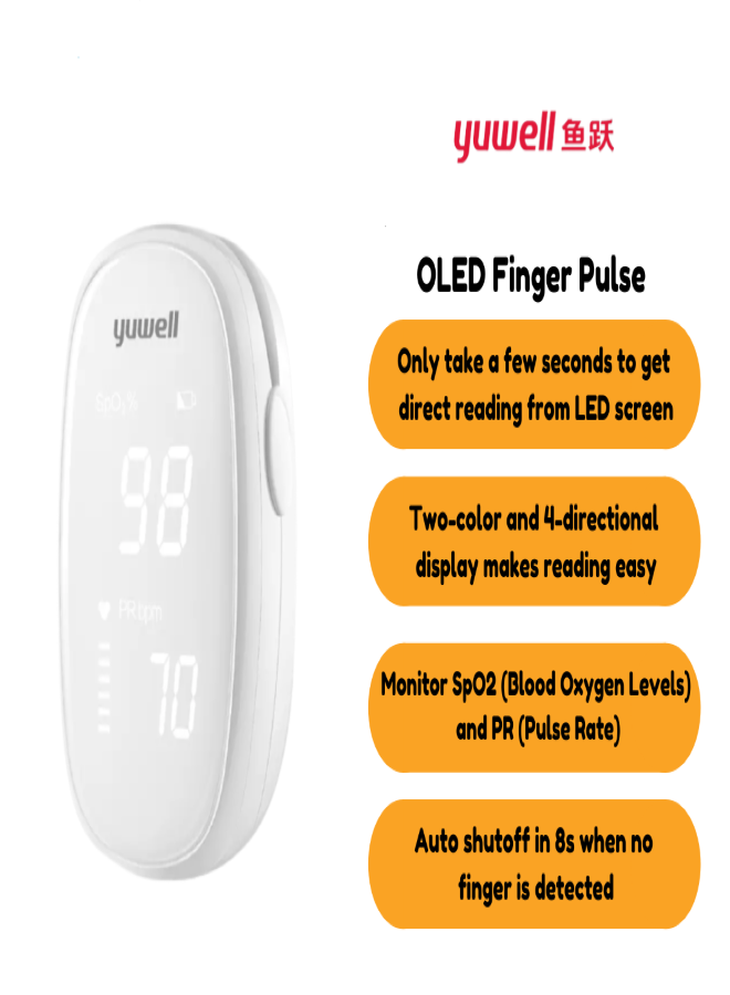 YUWELL FINGERTIP PULSE OXIMETER