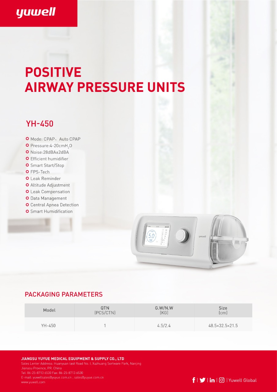 YUWELL, BRETHCARE PAP YH450