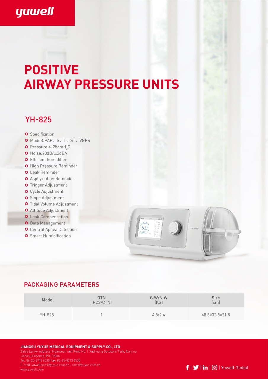 YUWELL, BRETHCARE PAP YH825